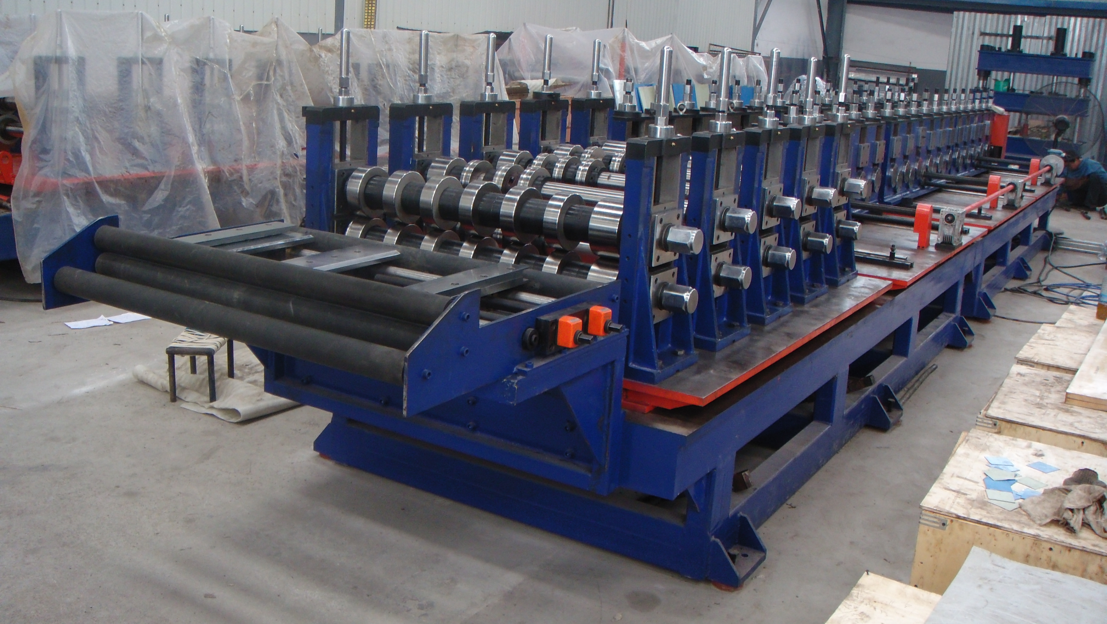 Standing Seam Roofing Sheet Roll Forming Machine