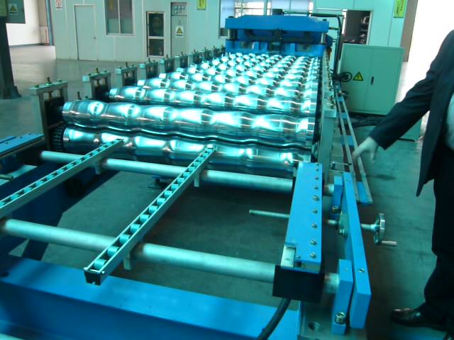 Tile Plate Roll Forming Machine